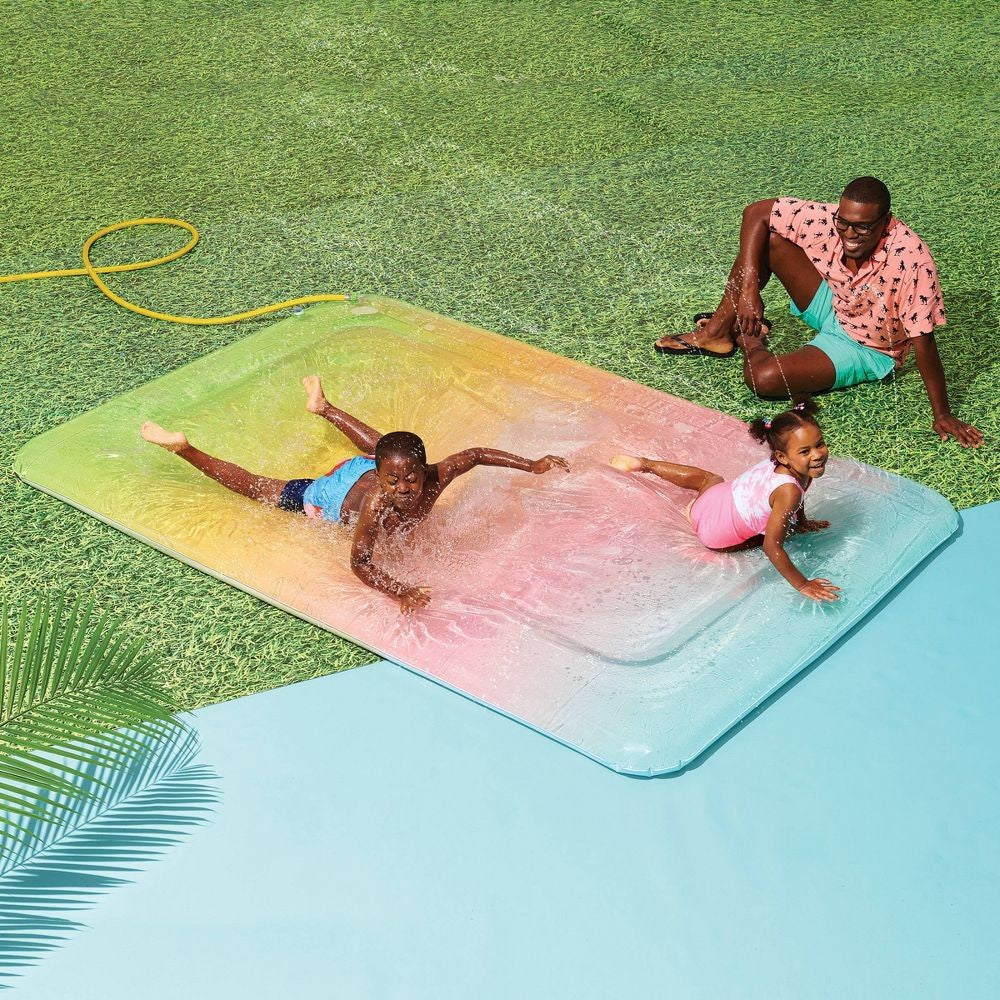 Sun Squad Outdoor Toy Ombre Water Blob Ages 5-12 Slide Built-in Sprayers