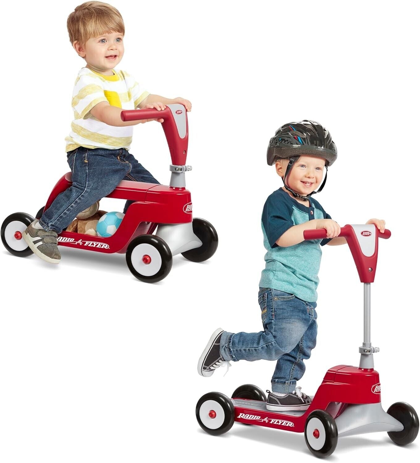 Radio Flyer Scoot 2 Scooter Ride On Red