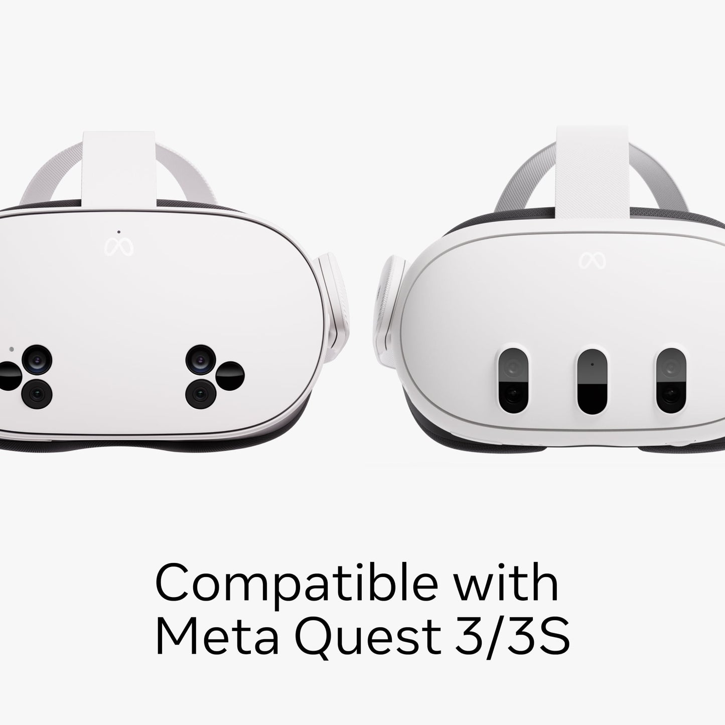 Meta Quest Compact Charging Dock — Works with Meta Quest 3/3S — Extended Headset Charging Cable  — Wireless Charging for Touch Plus Controllers