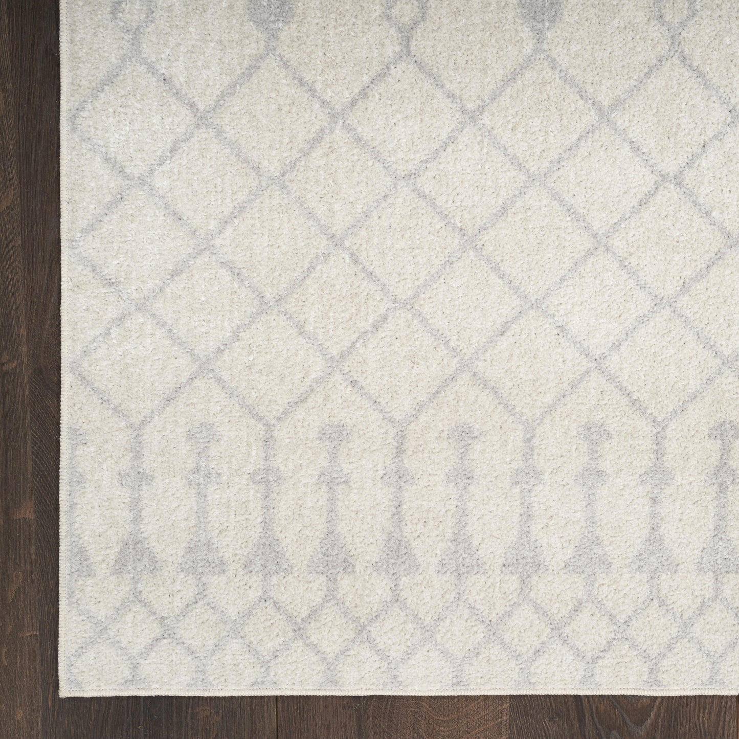 Nourison Astra Machine Washable Moroccan Ivory 7'10" x 10' Area Rug (8x10)