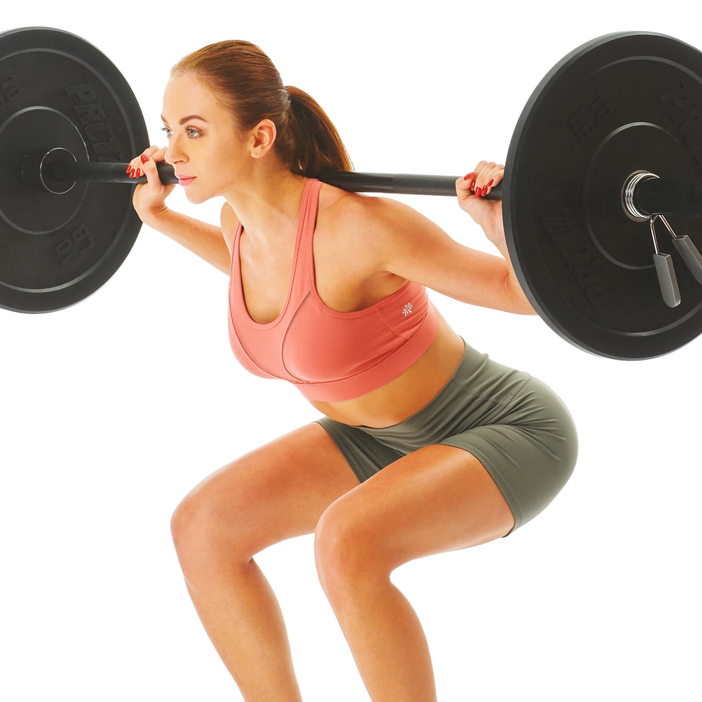 PRCTZ 6 ft Barbell Bar, Olympic Weightlifting bar, 2 inch rotating sleeves, 800-Pound Capacity