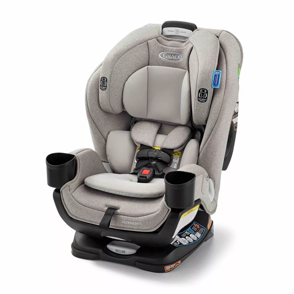 Graco Extend2Fit LX 3-in-1 Convertible Car Seat - Ashten