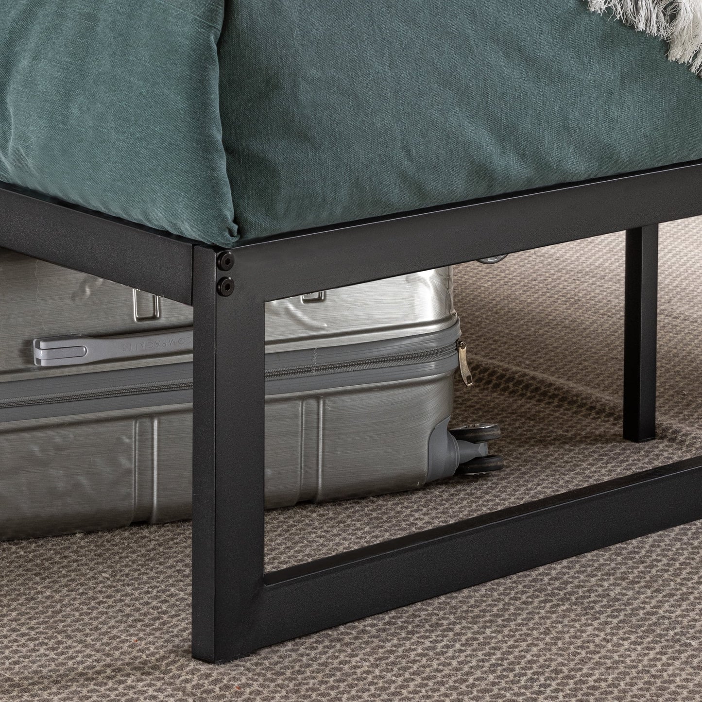 Zinus Abel 14" Metal Bed Frame with Steel Slat Support Full