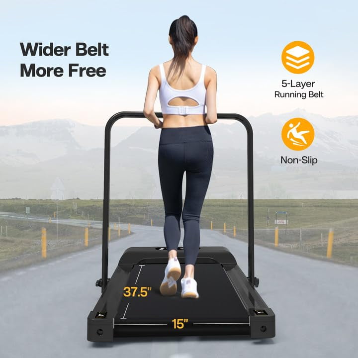 TROPOW Dog Treadmill for Small Dogs,2.5 Hp Foldable Dog Treadmill for Medium Dogs,Doggy Running Machine,2 in 1 Dog Pacer Treadmill Pad for Home,220lbs Weight Capacity,Walking Pad Treadmill