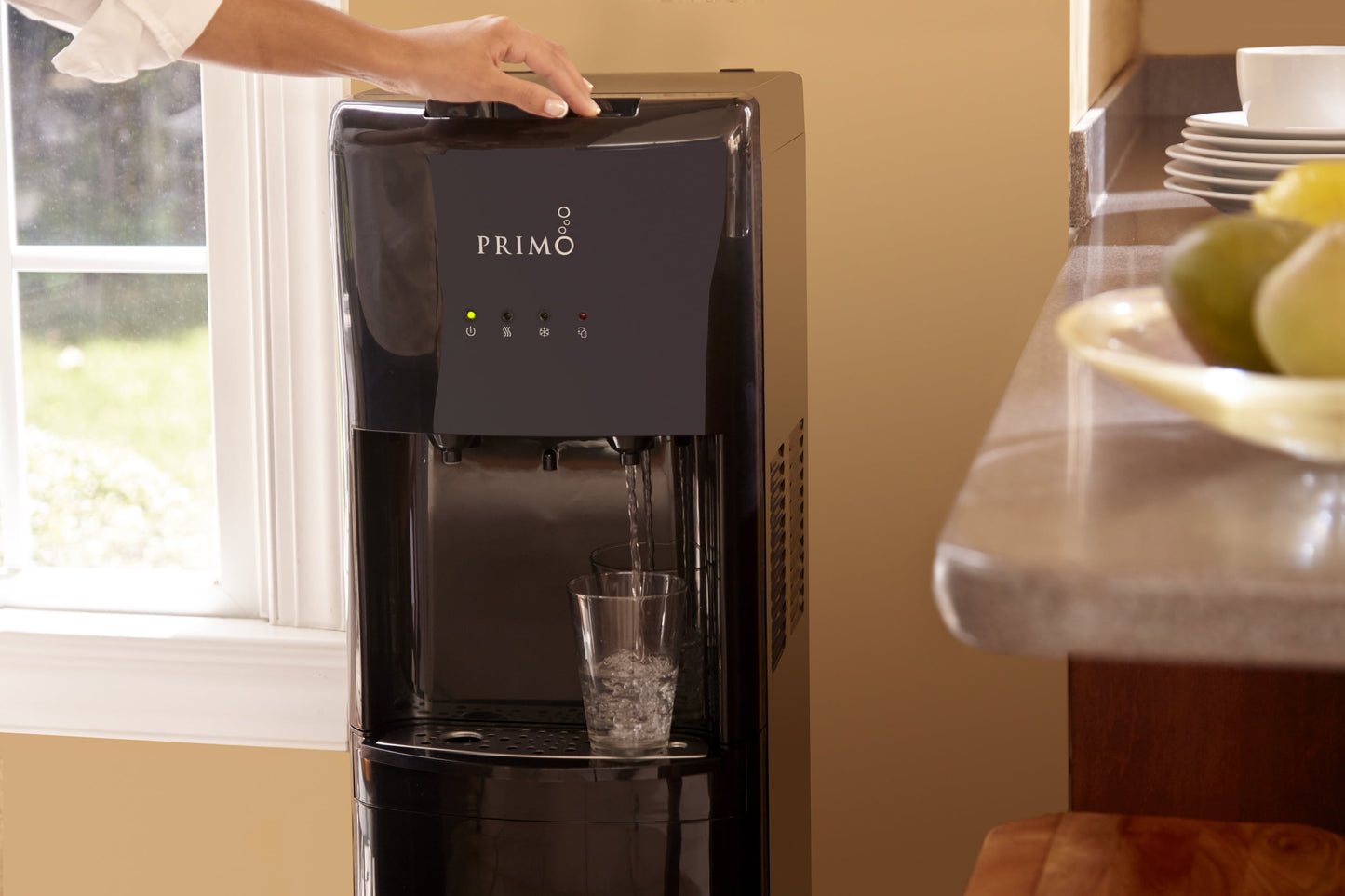 Primo® Water Dispenser Bottom Loading, Hot/Cold Temperature, Black Model 601088
