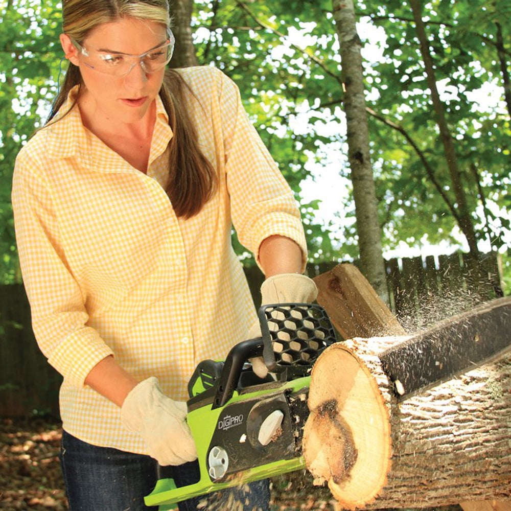 Greenworks 40V 16" Cordless Brushless Chainsaw with 4.0 Ah Battery and Charger 20312