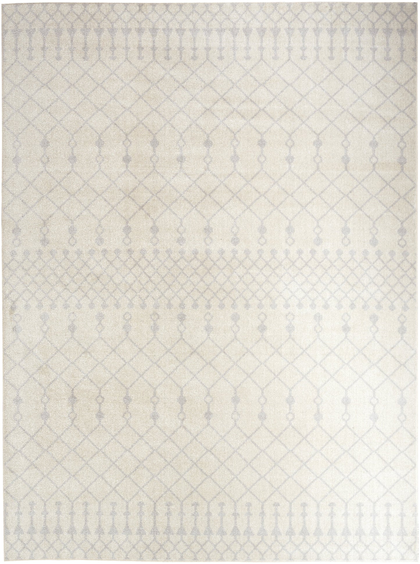 Nourison Astra Machine Washable Moroccan Ivory 7'10" x 10' Area Rug (8x10)