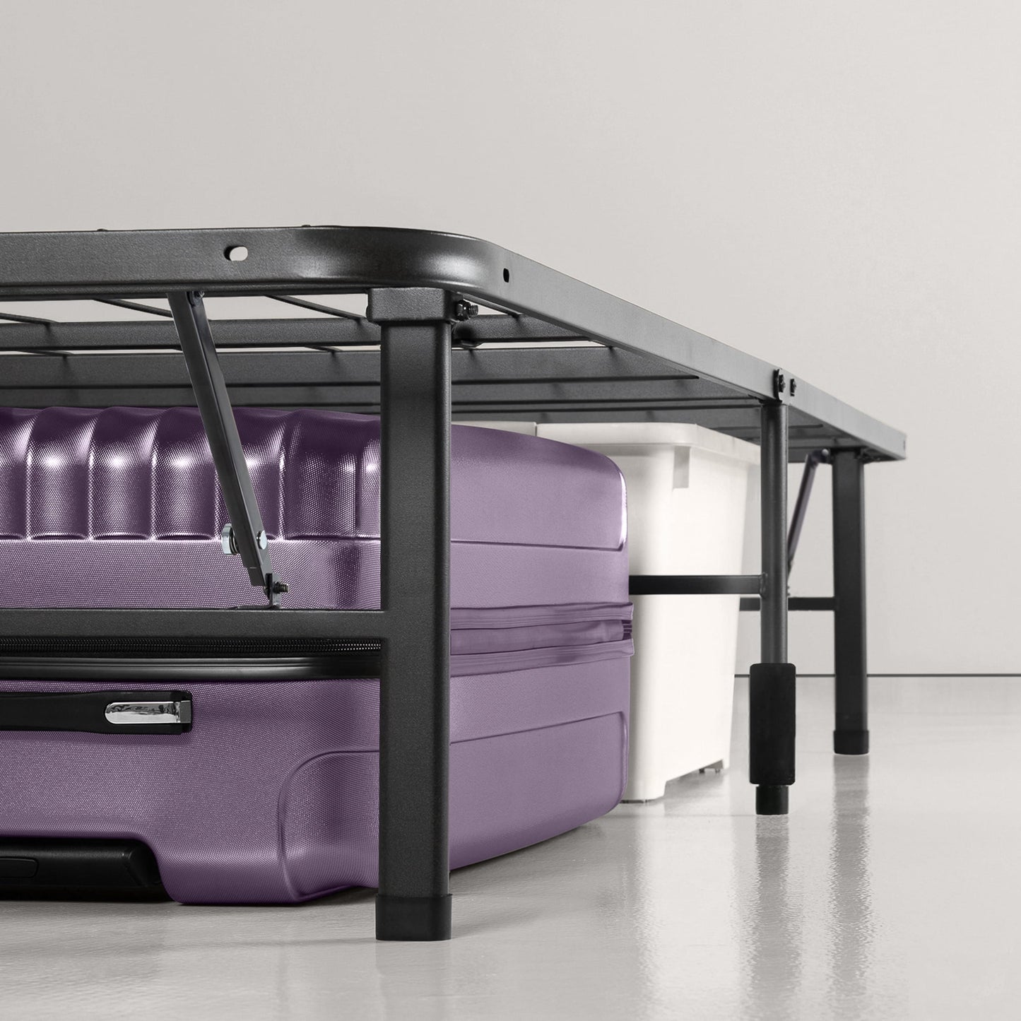 Zinus 14" Metal SmartBase® Tool-Free Assembly Bed Frame, No Box Spring Required, Full