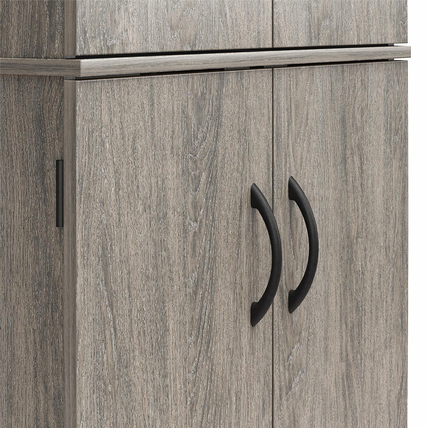 Mainstays 72" 4-Door Storage Cabinet, Gray