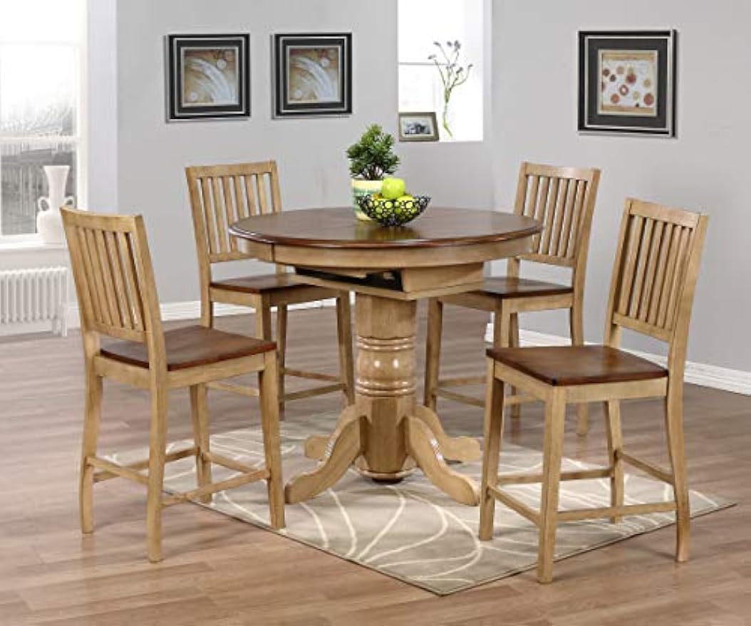 Pick Up Only-Sunset Trading Brook Round or Oval Extendable Pub Table