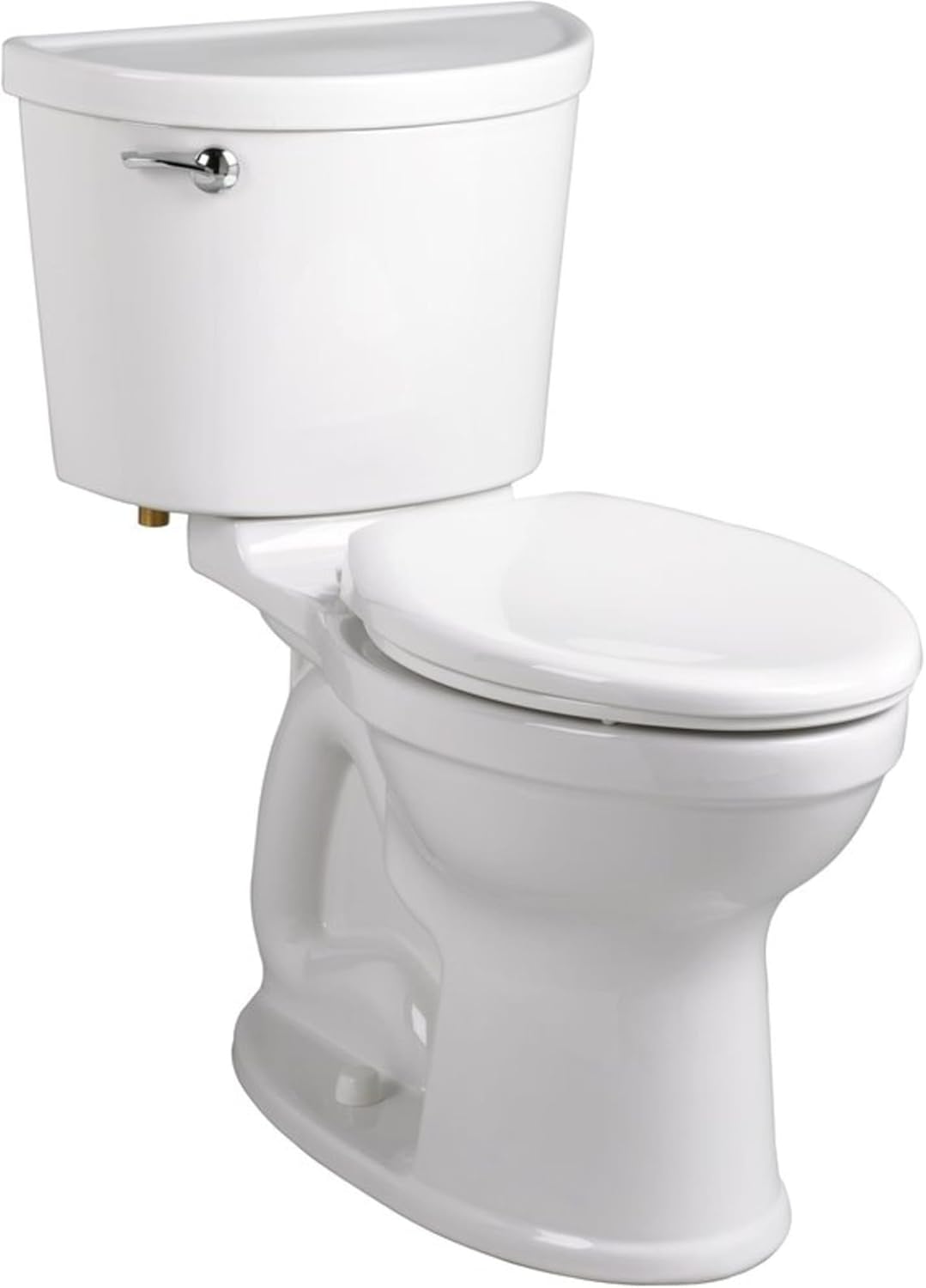 American Standard 211AA.105.020 Champion PRO Right Height Elongated Toilet Combination with Right-Hand Trip Lever Less Seat, White
