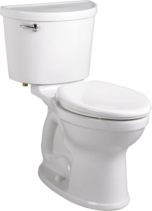 American Standard 211AA.105.020 Champion PRO Right Height Elongated Toilet Combination with Right-Hand Trip Lever Less Seat, White