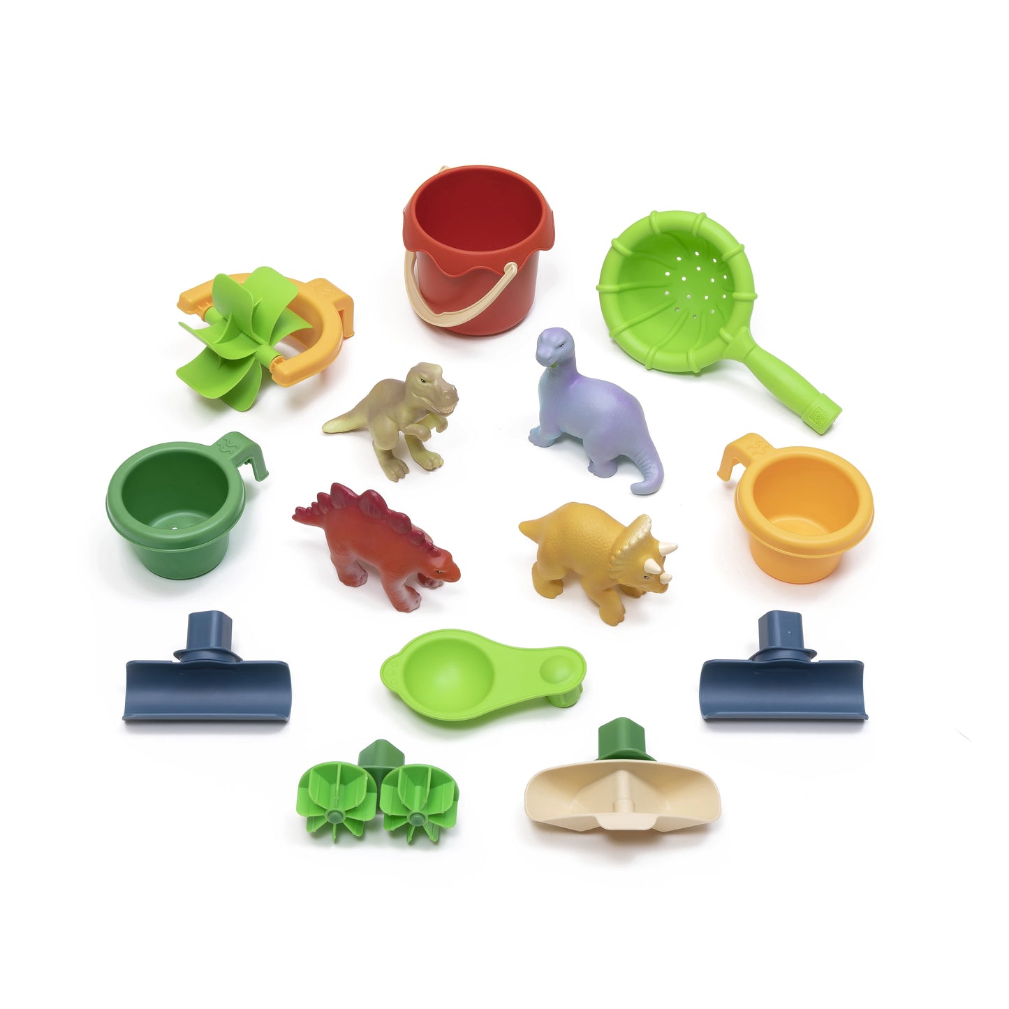 Step2 Dino Showers Multi-color Plastic Water Table for Toddlers with 13-Piece Playset