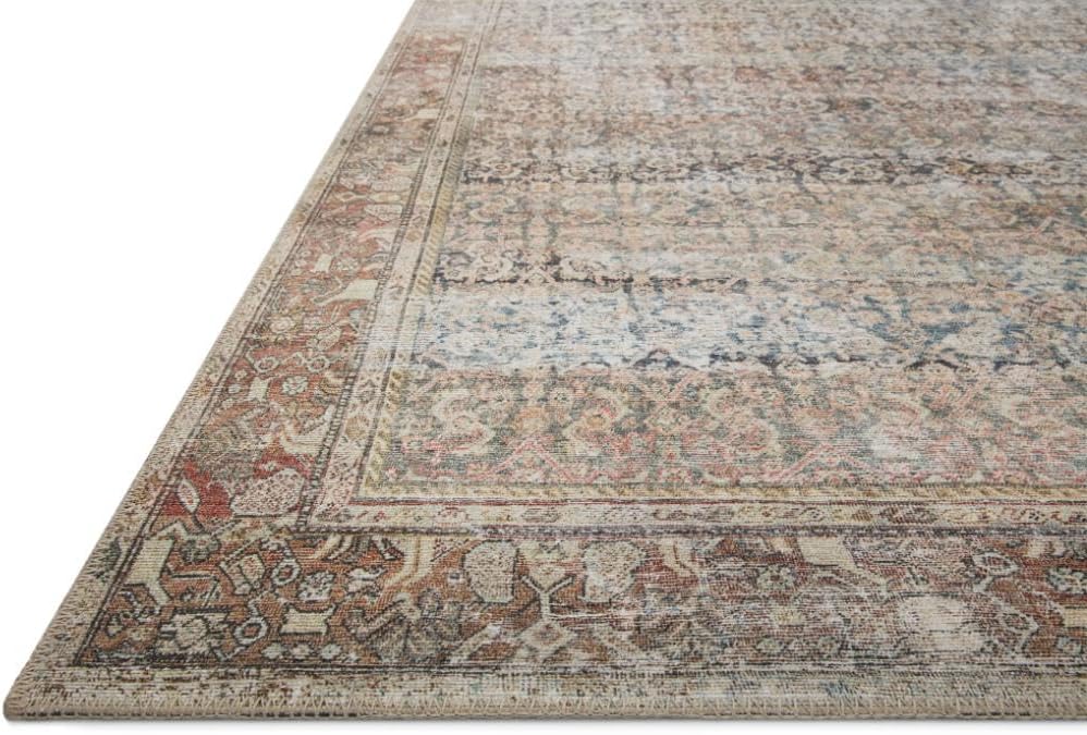 Loloi Amber Lewis Georgie Collection GER-09 Multi/Spice 7'-6" x 9'-6", .19" Pile Height, Area Rug