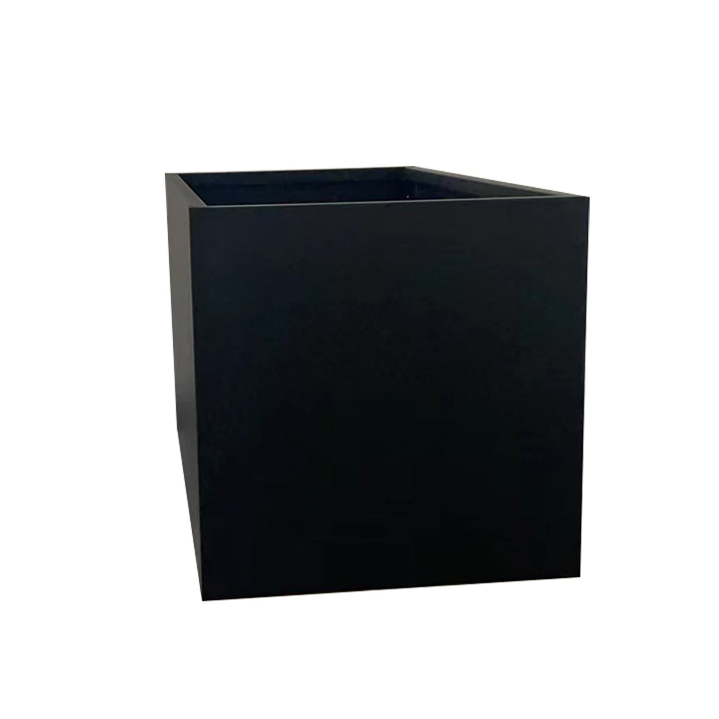 32"x12"x16" Planter Box with Drainage Holes for Outdoor Plants Garden Pot Rectangular Tall Flower Vase Metal Steel Heavy Duty for Yard Patio Deck Hotel Front Porch Large Container Decorative