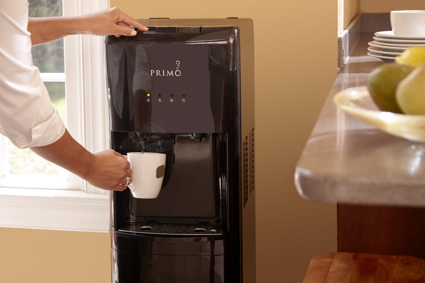 Primo® Water Dispenser Bottom Loading, Hot/Cold Temperature, Black Model 601088