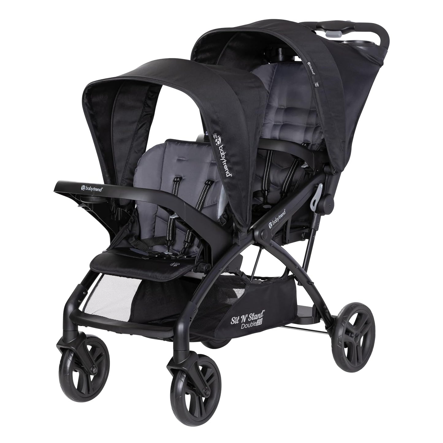 Baby Trend Sit N' Stand Double 2.0 Stroller - Madrid Black
