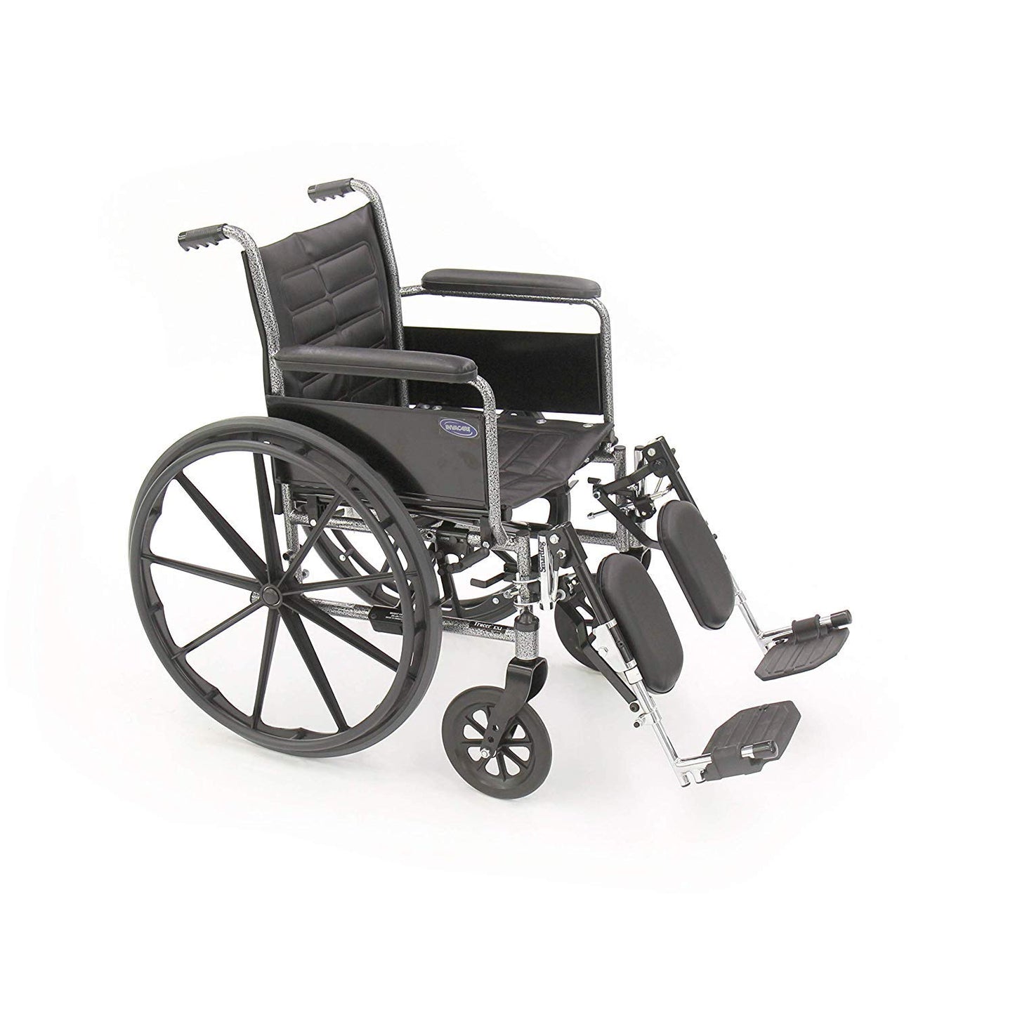 Invacare TREX20RFP Series Tracer EX2 Standard Folding Wheelchair for Adults with 20" Seat Width and Full Arms