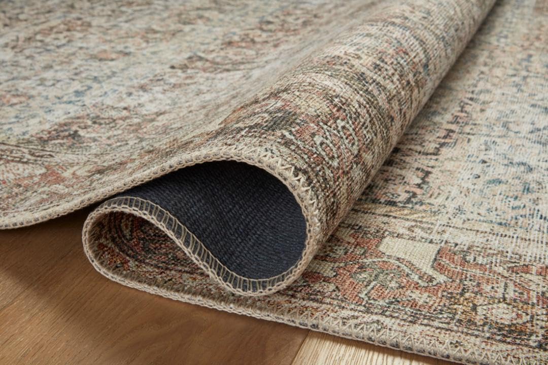 Loloi Amber Lewis Georgie Collection GER-09 Multi/Spice 7'-6" x 9'-6", .19" Pile Height, Area Rug