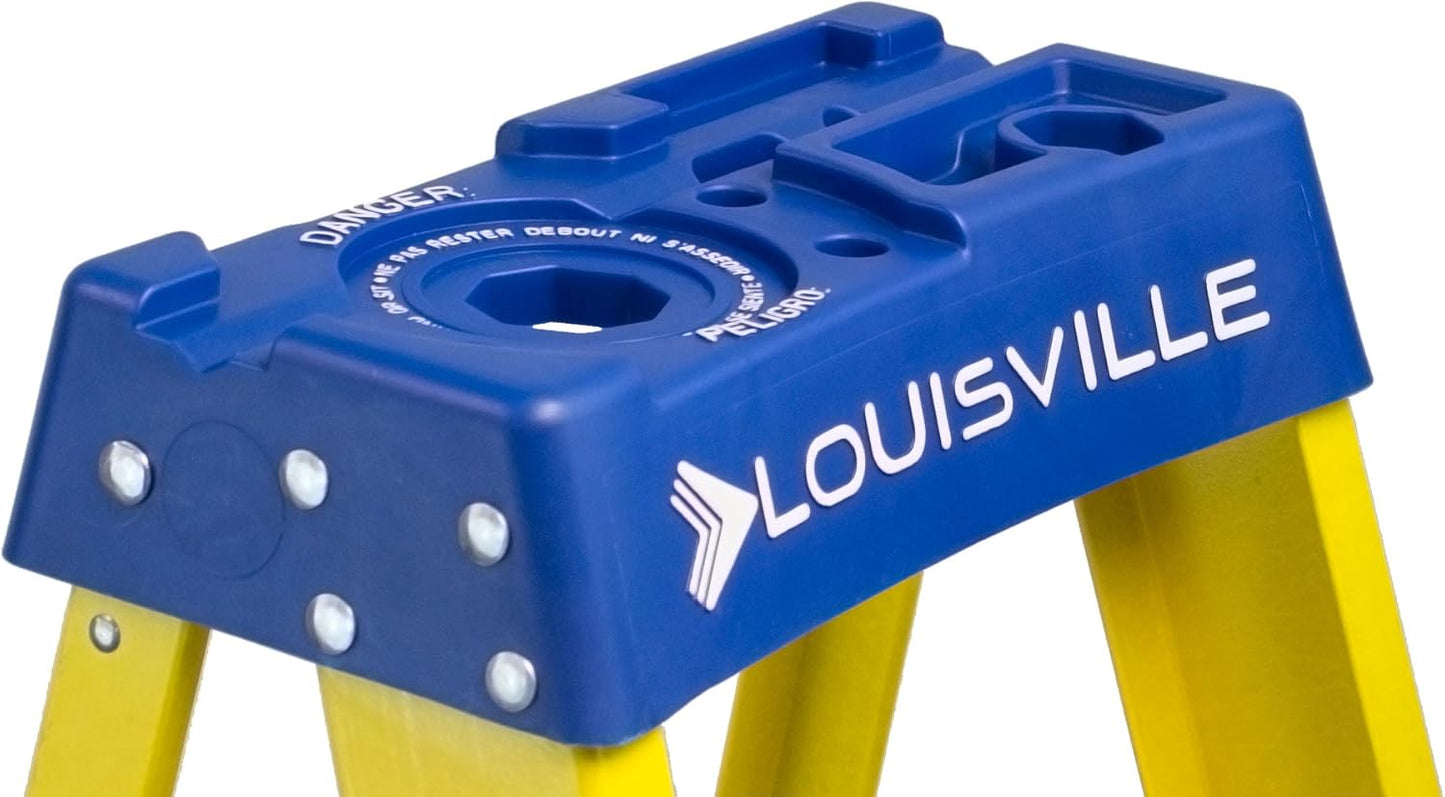 Louisville Ladder 5-Foot Fiberglass Step Ladder, 250-Pound Load Capacity, Type I, FS2005