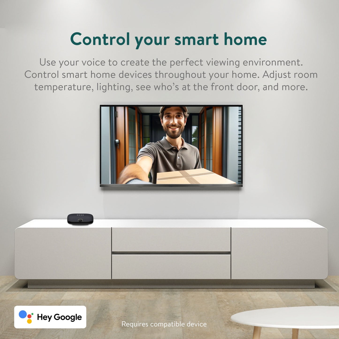 onn. Google TV 4K Pro Streaming Device (New, 2024), 4K UHD resolution, Dolby Vision & Dolby ATMOS, Hands-Free Voice Control, Smart Hub