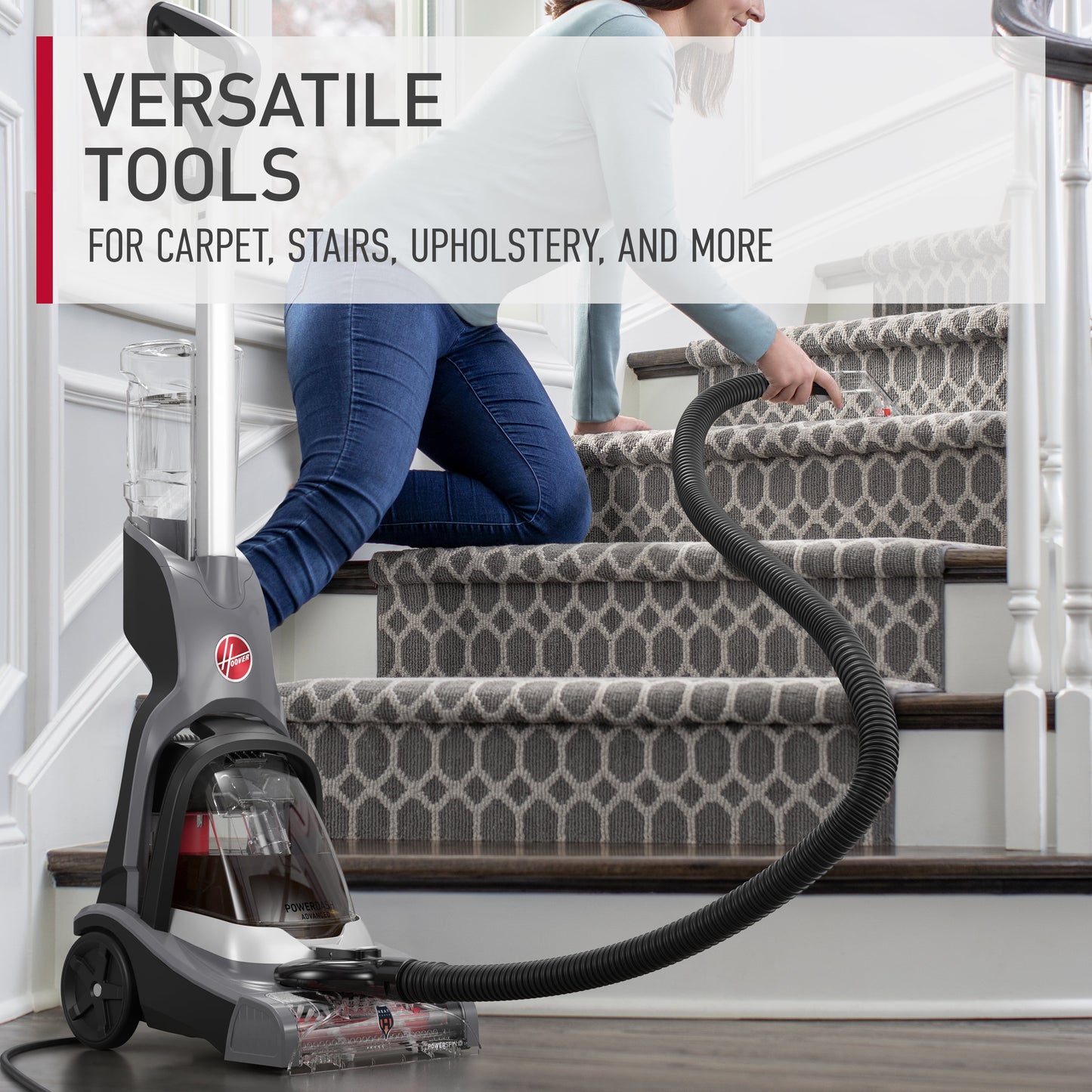 Hoover PowerDash Pet Advanced Compact Carpet Cleaner Machine, FH55010, 1 Count, One-Size, 10.12 in Width