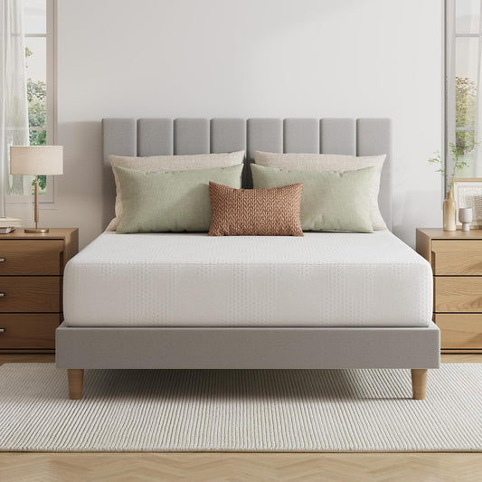 Novilla Queen Mattress, 10 Inch Queen Size Mattress in a Box, Gel Memory Foam Mattress for Comfort Sleep, Cooling Night Sleep & Pressure Relief, CertiPUR-US Certified