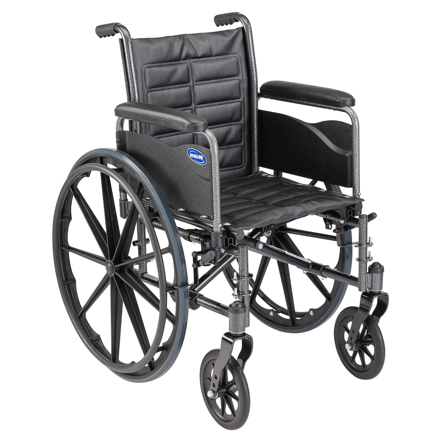 Invacare TREX20RFP Series Tracer EX2 Standard Folding Wheelchair for Adults with 20" Seat Width and Full Arms