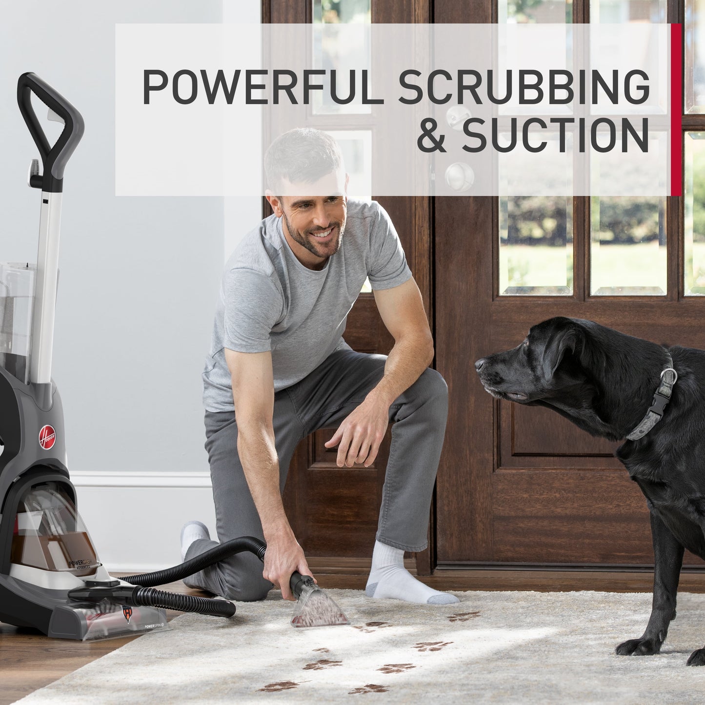 Hoover PowerDash Pet Advanced Compact Carpet Cleaner Machine, FH55010, 1 Count, One-Size, 10.12 in Width