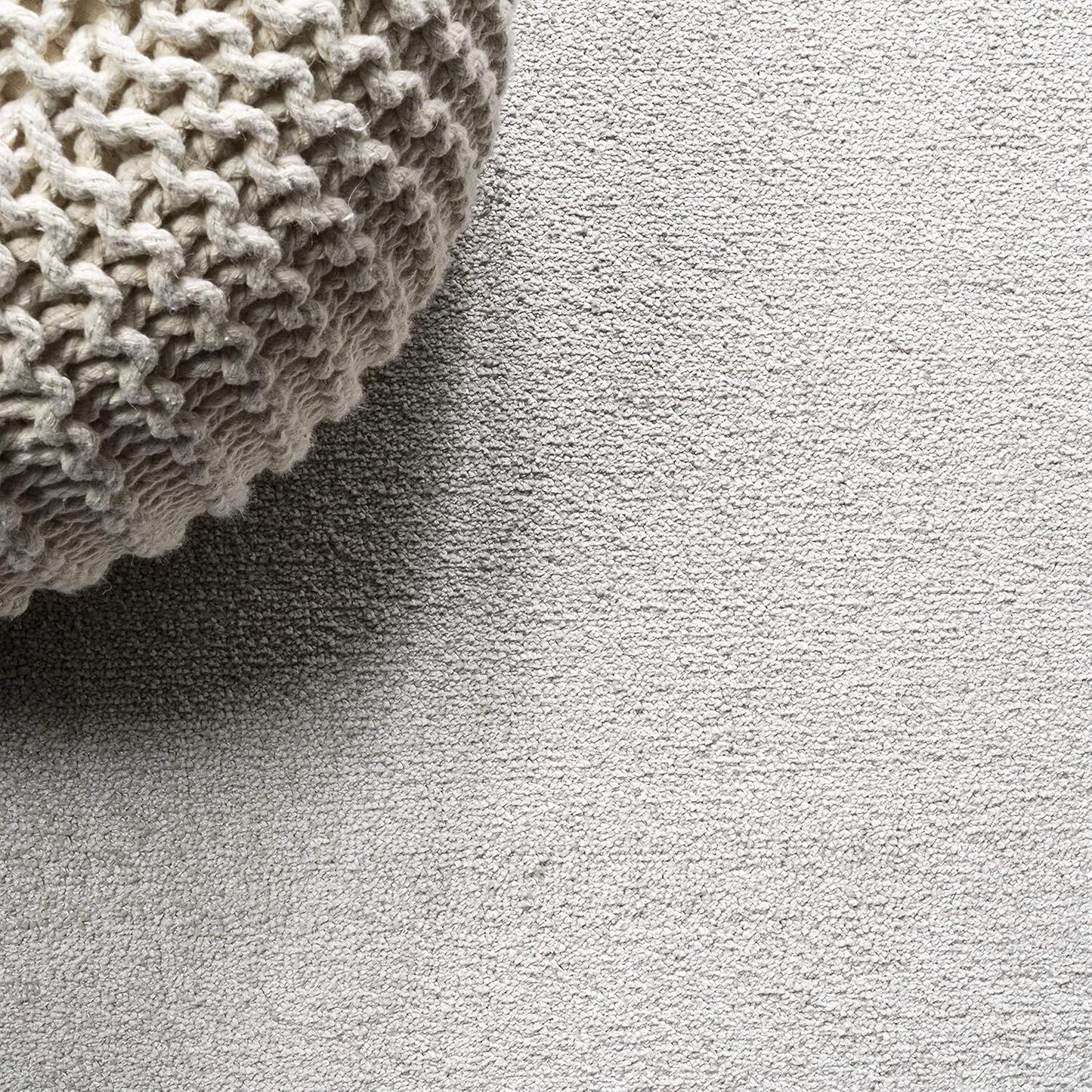 JONATHAN Y SEU100D-8 Haze Solid Low-Pile Indoor Area-Rug Casual Contemporary Solid Traditional Easy-Washing Bedroom Kitchen Living Room Non Shedding, 8 ft x 10 ft, Ivory