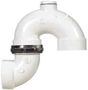 Charlotte Pipe Schedule 40 1-1/2 in. Hub x 1-1/2 in. Dia. Hub PVC P-Trap with Clean Out