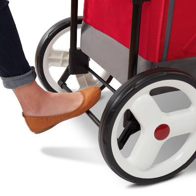 Radio Flyer Convertible Kid and Cargo Stroller Wagon with Canopy
