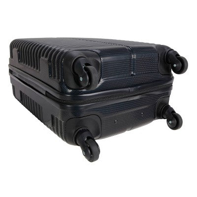Skyline 3pc Hardside Checked Spinner Luggage Set