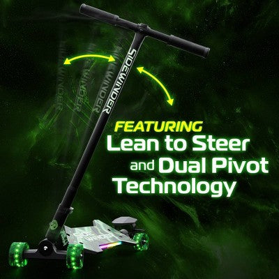 Melo SideWinder Kick Scooter - Green