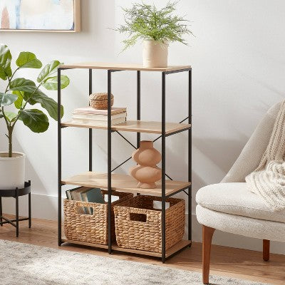 11" 6 Cube Storage Shelves - Brightroom: Modular Decorative Storage Furniture, Anti-Tip, Open Shelves