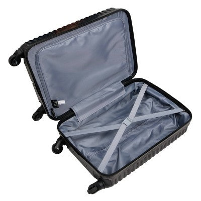 Skyline 3pc Hardside Checked Spinner Luggage Set