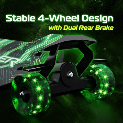 Melo SideWinder Kick Scooter - Green