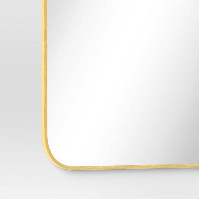 Over-the-Door Mirror Metal - Threshold™
