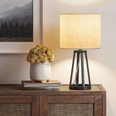 Medium Modern Industrial Assembled Table Lamp - Threshold™