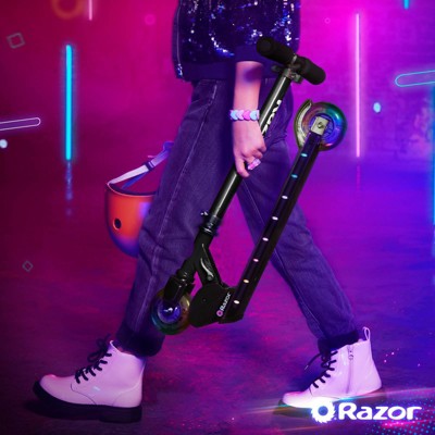Razor A+ 2 Wheel Scooter with LED Lights - Black
