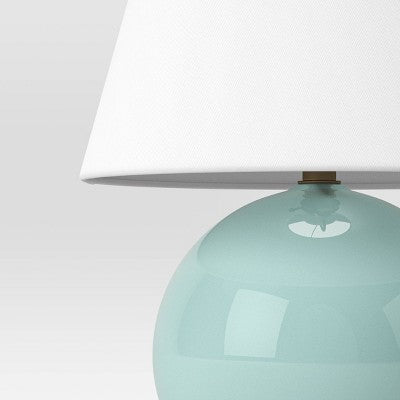 Round Table Lamp with Tapered Shade Blue - Threshold™