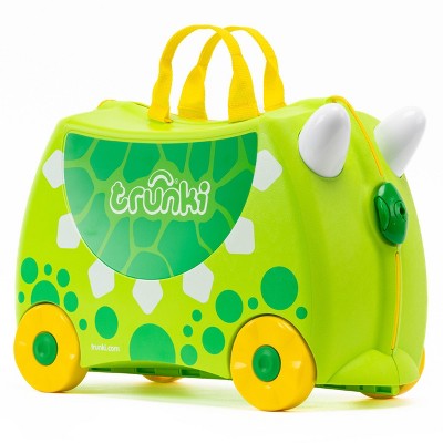 Trunki Kids' Ride-On Hardside Carry On Suitcase - Dudley the Dinosaur