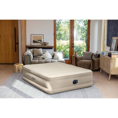 Intex Ultra Plush 20" Queen Air Mattress with 120V Internal Pump
