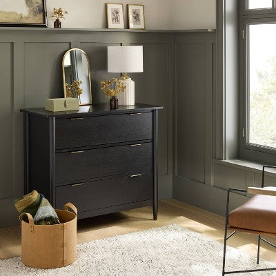 3 Drawer Modern Wood Dresser - Hearth & Hand™ with Magnolia