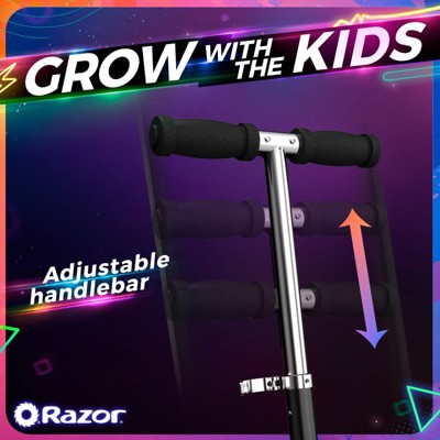 Razor A+ 2 Wheel Scooter with LED Lights - Black