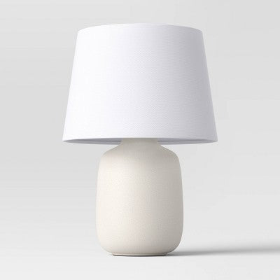 Drum Linen Lamp Shade White Large - Threshold