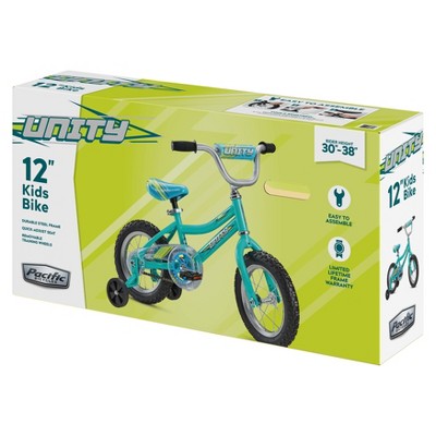 Pacific Unisex Unity 12" Kids' Bike - Teal Blue