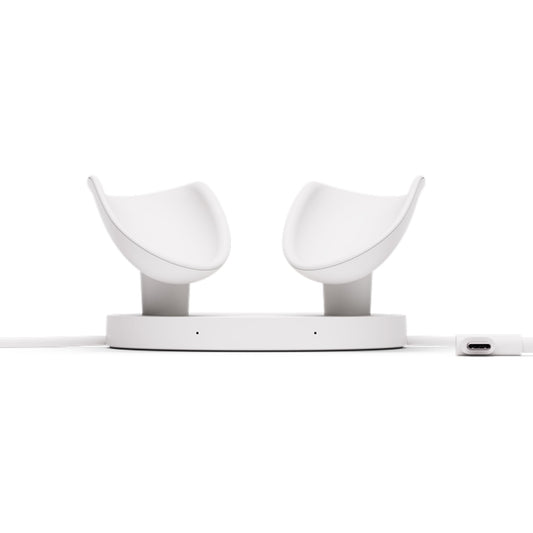 Meta Quest Compact Charging Dock — Works with Meta Quest 3/3S — Extended Headset Charging Cable  — Wireless Charging for Touch Plus Controllers