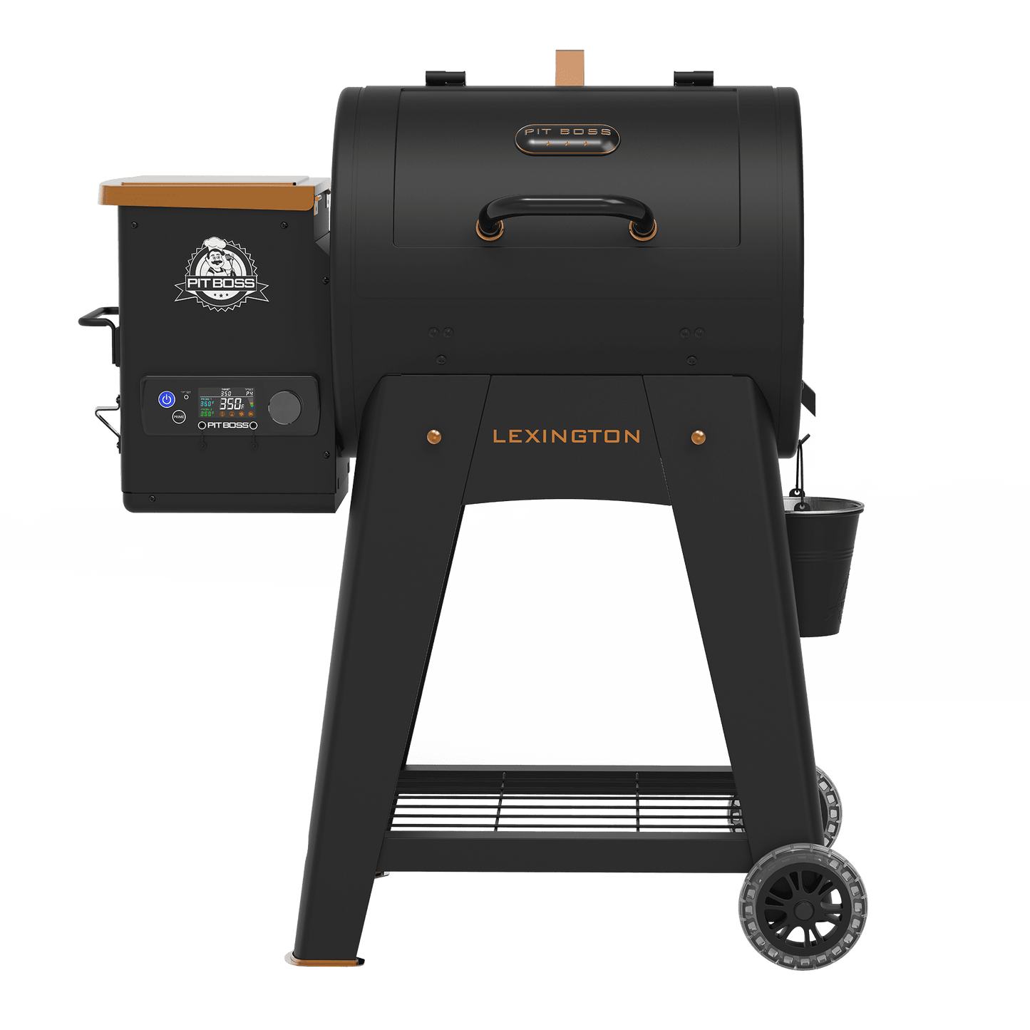 Pit Boss Lexington 500 Sq in Wood Fired Pellet Grill and Smoker – Onyx Series