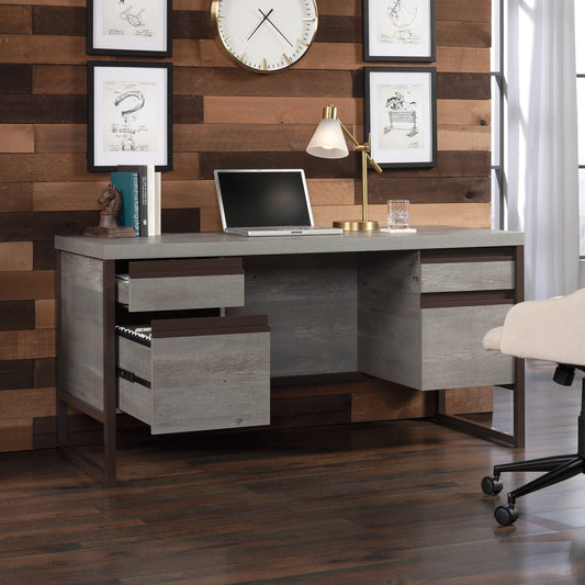 Sauder Manhattan Gate Computer Desk, Mystic Oak Finish